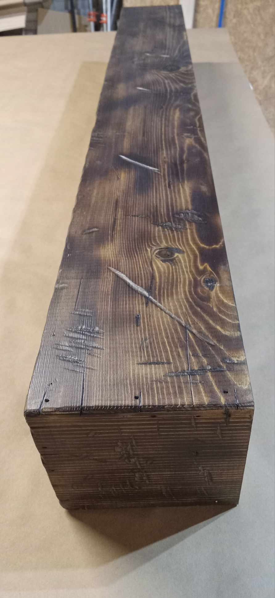 Handcrafted Fireplace Mantel, Distressed Wood Mantel, Wall Shelf, Floating Mantel, Beam, Mantle
