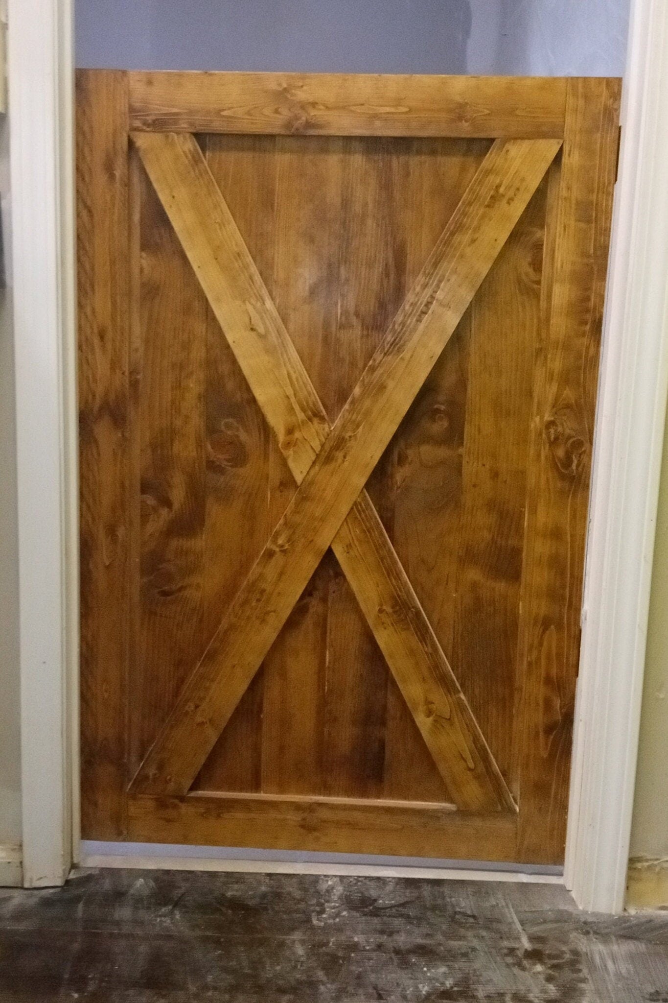 Farmhouse Wooden Baby Gate or Pet Gate Custom Made