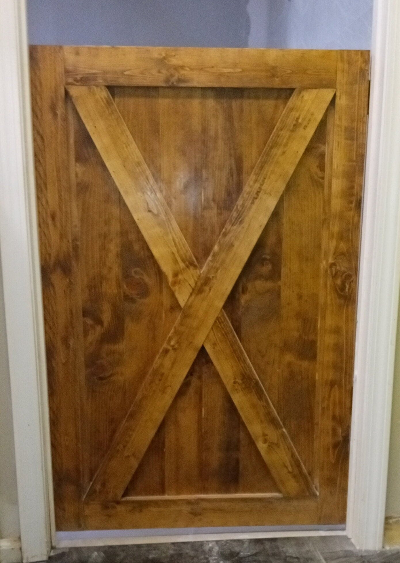 Farmhouse Wooden Baby Gate or Pet Gate Custom Made